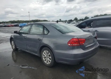 2014 Volkswagen Passat S из США, поврежденный, VIN 1VWAS7A3XEC117832